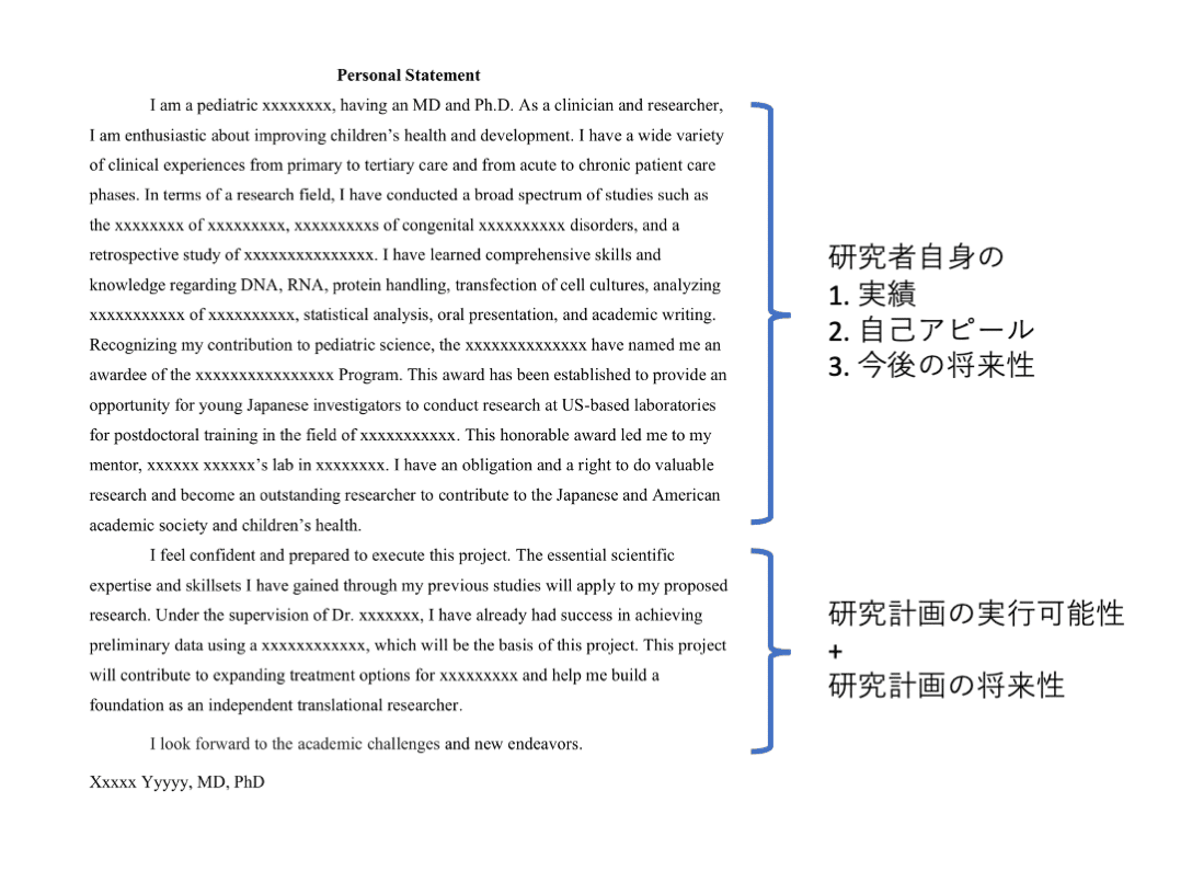 【ひな型ダウンロード可】Personal Statementの書き方（海外留学・医師・研究者） | アメリカの田舎で医学研究留学生活